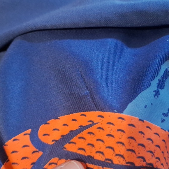 💥Buy2Get1Free💥OshKosh B'gosh Blue and Orange Long Sleeve Basketball Tee - Picture 5 of 6